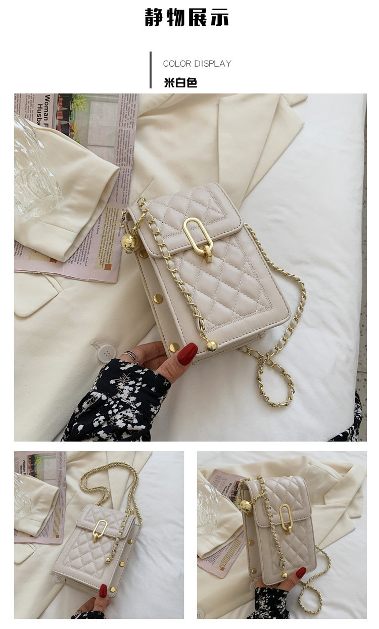 Fashion Rhombus Chain Shoulder Messenger Bag Wholesale display picture 6