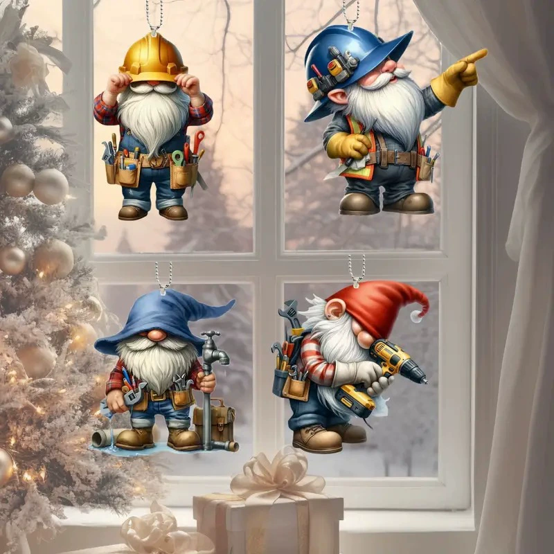 Акрил 2d новый карлик механик новый кулон трансграничный плоский автомобиль зеркало заднего вида подвеска рюкзак подвеска