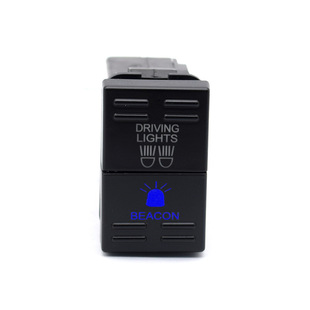 Hot sale suitable for Ford special car reserved original hole installation T30A double button switch blue and green light two keys two gears up and down