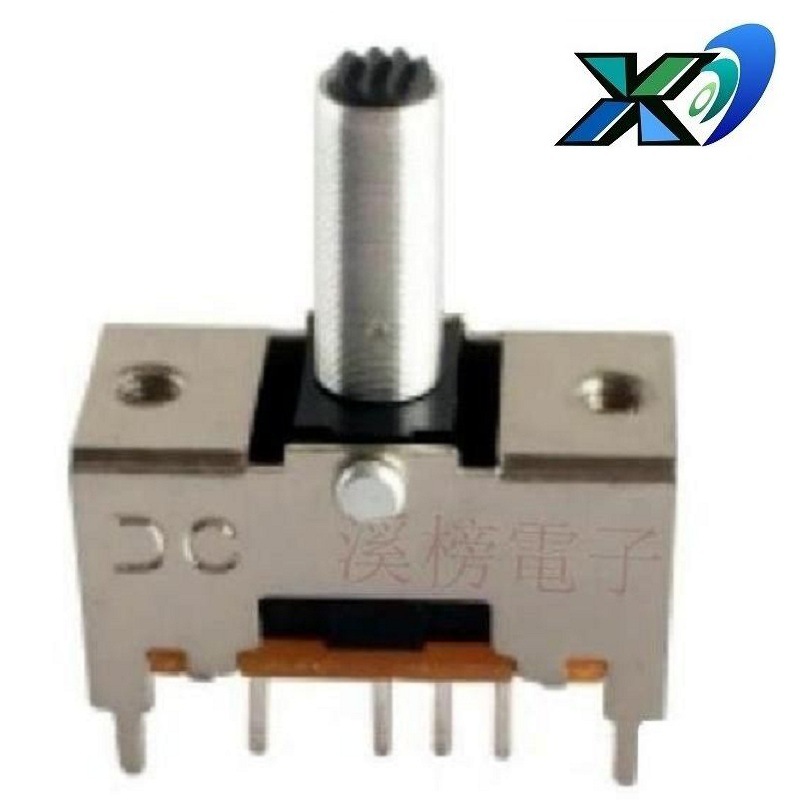 滑动开关三位摇杆式  拨动开关三段摇杆圆柄 圆柄3段拨动开关2P3T