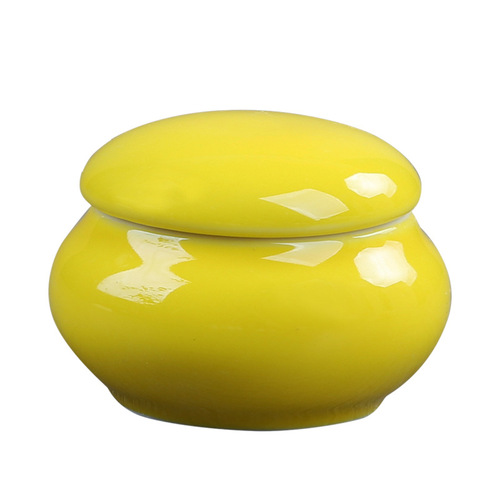 Mini Ceramic Powder Jar Small Ceramic Jar Portable Travel Cosmetic Skincare Bottle Ceramic Bottle Sealed Jar Ointment Jar