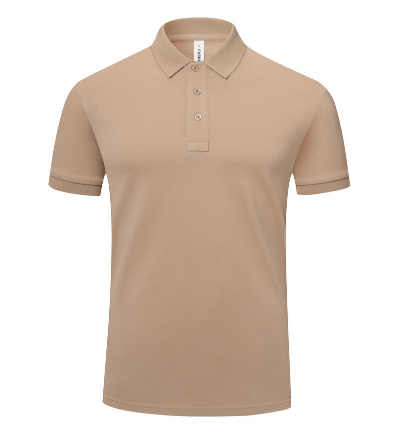 Polo de manga corta de algodón Pima de alta gama con solapa de negocios, polo de algodón para hombre, ropa de trabajo personalizada.
