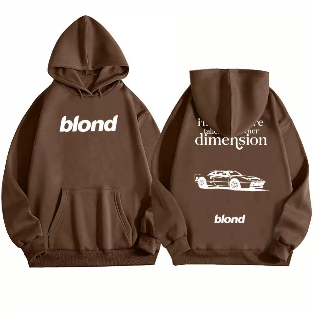 Худи с принтом Frank Ocean "Blonde" / "White Ferrari"
