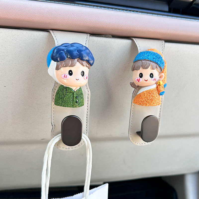 반 고흐 진주 소녀 베이지 후크 세트