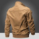 Autumn and Winter n1 Navy Deck Coat Cotton Coat American Retro Aviator Fleece-Lined Men's Jacket Coat Workwear Military
