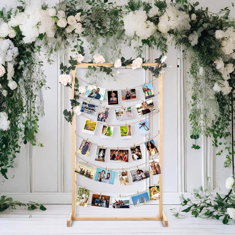 Cross-Border Wooden Photo Frames with Clips, Decorative Picture Frames That Can Be Hung on the Wall, Made of Solid Wood, Can Be Assembled and Used for Storage and Organization Cross-Border Wooden Photo Frames with Clips, Decorative Picture Frames That Can Be Hung on the Wall, Made of Solid Wood, Can Be Assembled and Used for Storage and Organization
