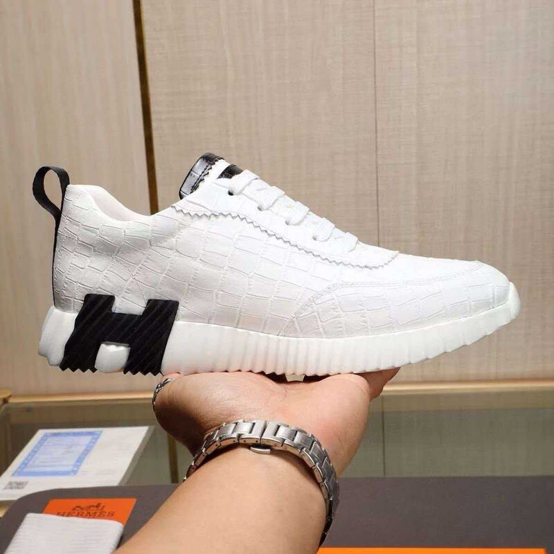 European Cross-Border Foreign Trade Sports Shoes Trendy Fashion Shoes Genuine Leather H Shoes Solid Color White Casual Shoes for Men and Women European Cross-Border Foreign Trade Sports Shoes Trendy Fashion Shoes Genuine Leather H Shoes Solid Color White Casual Shoes for Men and Women
