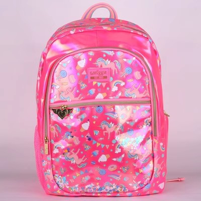 Australia smiggle mochila escolar para estudiantes de primaria y secundaria mochila para niños bolsa de ocio al aire libre mochila de dibujos animados de gran capacidad