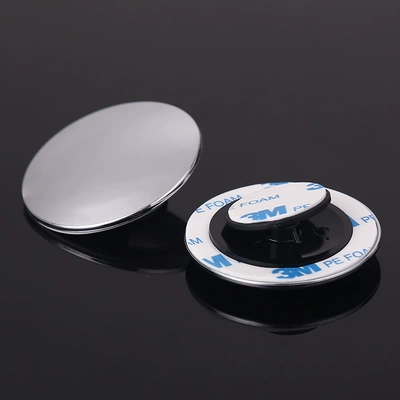 Borderless adjustable reversing wide-angle auxiliary mirror borderless Car Rearview mirror glass blind spot small round mirror (Rearview mirror/rearview mirror) - dm-067-plastic-lens