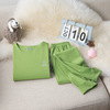 Children's keep warm set suitable for men and women, fleece breathable thermal underwear, suitable for teen