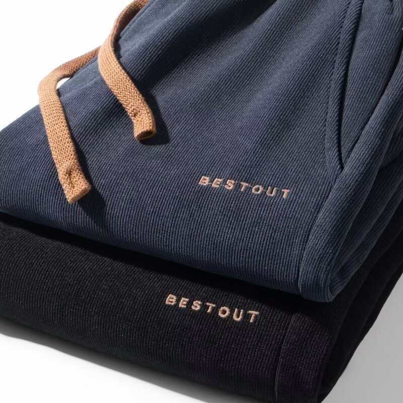 Casual Pants Trendy Brand Loose Fit Elastic Waist Non-Magnetic Non-Iron Straight-Leg Workwear Men's Corduroy Pants Spring and Autumn Season Casual Pants Trendy Brand Loose Fit Elastic Waist Non-Magnetic Non-Iron Straight-Leg Workwear Men's Corduroy Pants Spring and Autumn Season