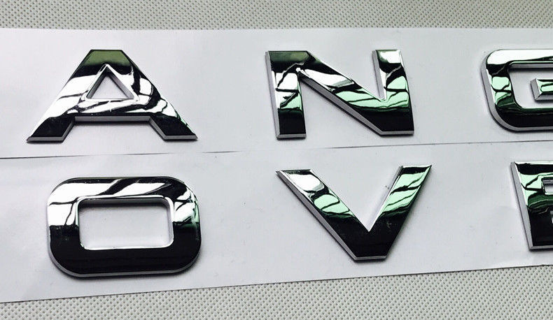 Suitable for Land Rover English Car Logo Range Rover Discovery Range Rover Evoque Hood Logo Letter Labeling