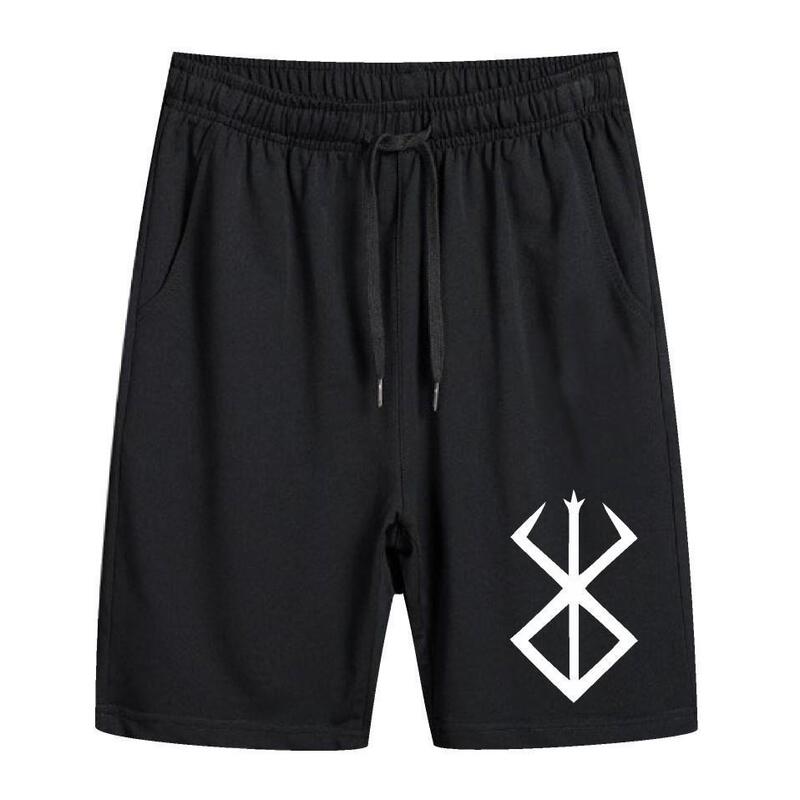 New sword style legend peripheral anime men's casual fifth pants black sports pants shorts outer wear cross-border hot sale