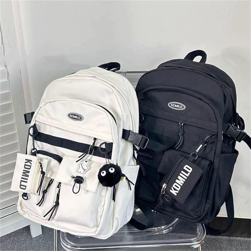 Корейская версия ретро осанки школьника школьника средней школы простой дикий рюкзак для мужчин и женщин