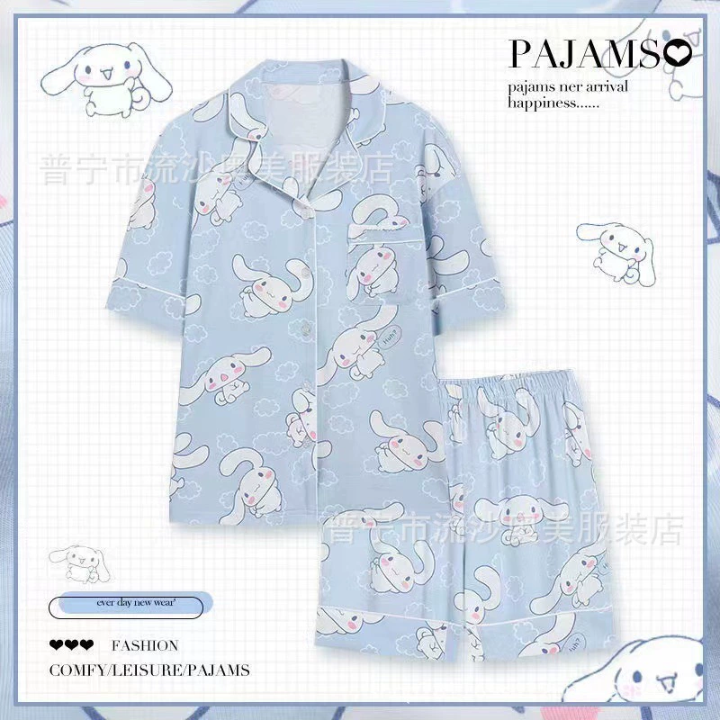 Летняя Пижама для собак Yugui, женский кардиган kulomi, милая Корейская версия, шорты с короткими рукавами, мультяшная Домашняя одежда, костюм оптом