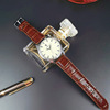 Men's glossy modified belt solar-powered, quartz swiss watch, Birthday gift, wholesale