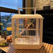 豪华鹦鹉笼大型虎皮牡丹玄凤专用生态透明亚克力鸟笼居家别墅鸟笼