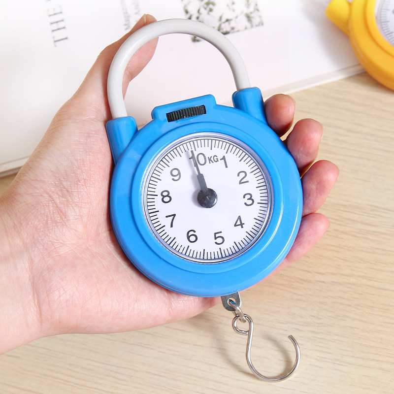 Mini báscula portátil de alta precisión hogar expreso pesaje PEQUEÑA ESCALA Escala de primavera estudiante de enseñanza escala mecánica