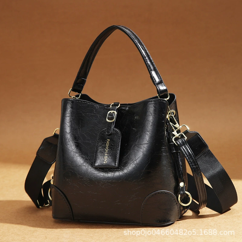 Shoulder bag, retro one-shoulder bag, purse
