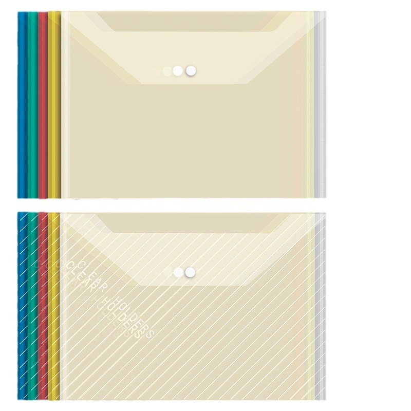 Carpeta de Archivos A4 TrueColor, Bolsa de Documentos Transparente de Plástico, Gran Capacidad, Impermeable, Especial para Oficina y Negocios