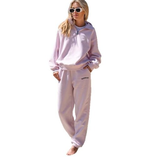 2025 New European and American Amazon Versatile Casual Fashion Thickened Embroidery Long Sleeve Sweatshirt Pants Two Piece Set 