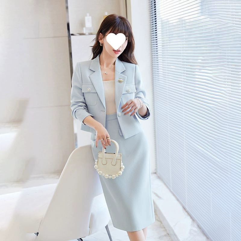 Короткий элитный профессиональный костюм в стиле Chanel для миниатюрных женщин, элегантный модный маленький костюм богини.