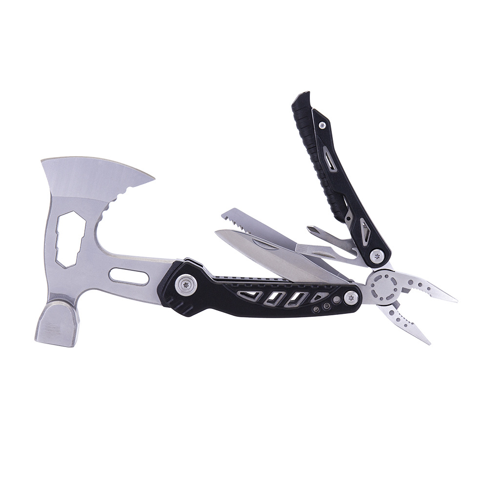 供应户外多用斧锤钳子工具  十合一多功能钳工锤