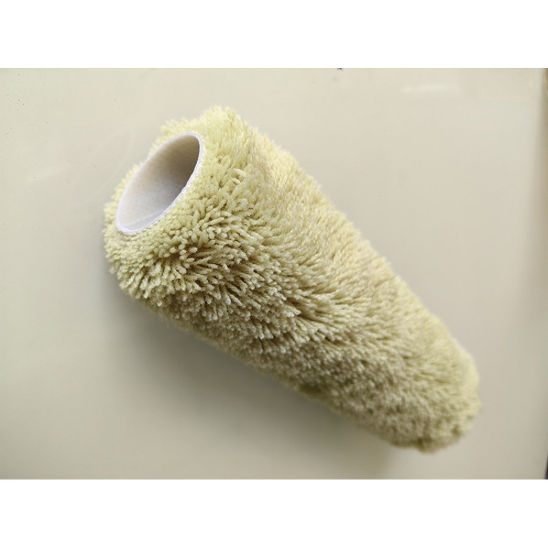 Procesamiento de inventario Cepillo de rodillo de pintura de 9 pulgadas Funda de lana americana Funda de rodillo de lana corta y fina Decoración Huade Haojia