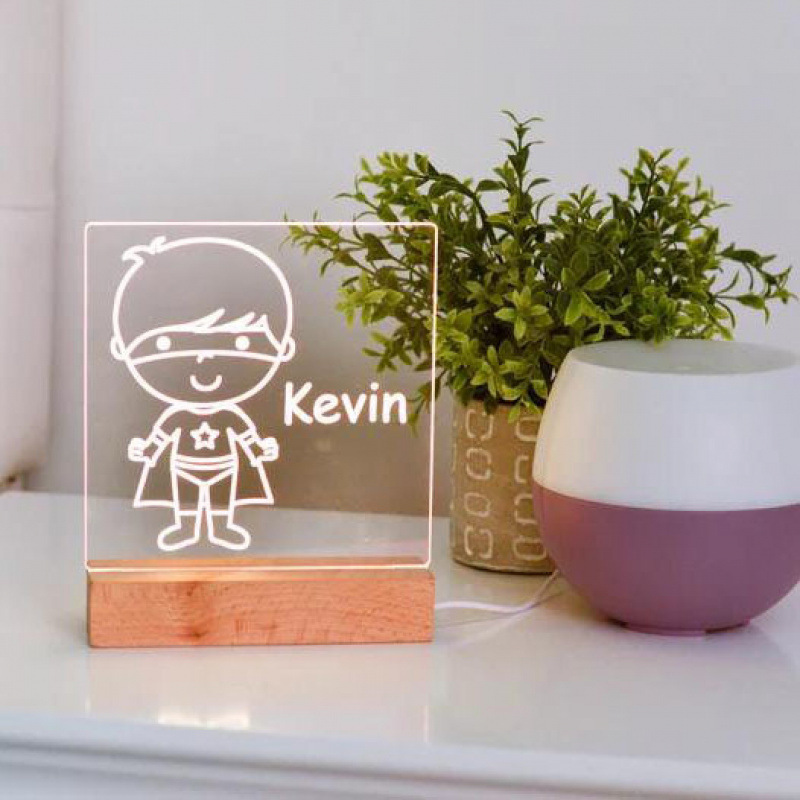 越境電子商取引 POD 新しいユニークな 3D ナイトライト Etsy クリスマスギフト子供のための創造的な漫画のホリデーギフト|undefined