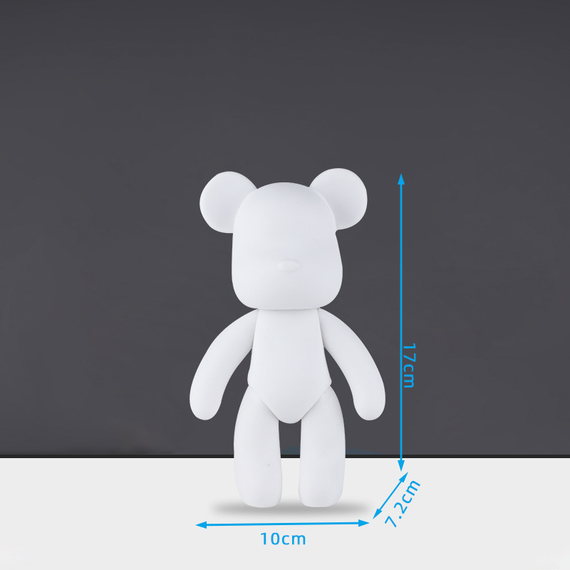 17cm 폭력적인 곰의 흰 배아