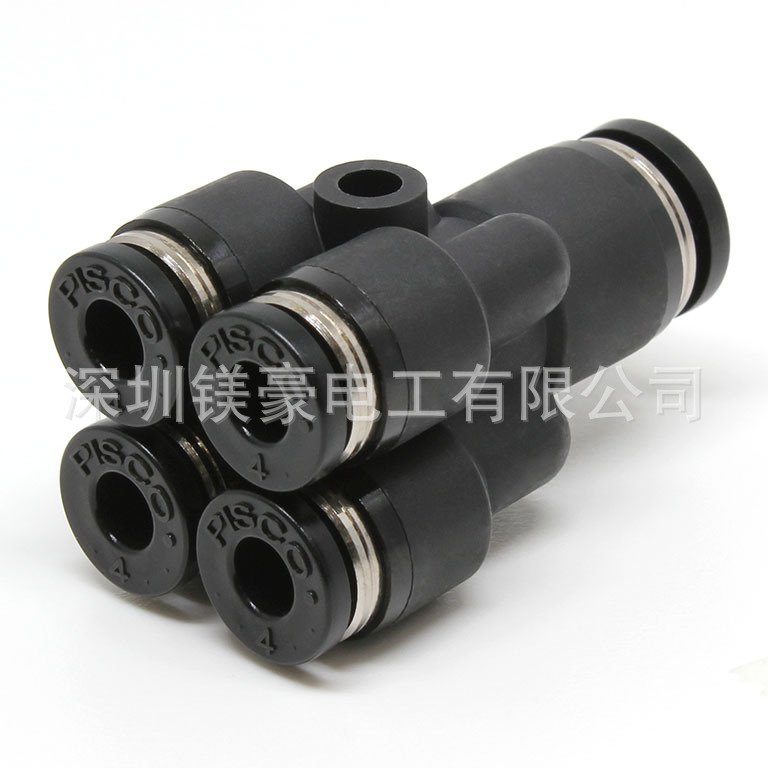 日本原装PISCO碧士克/异径双Y型/标准型接头PRG系列/PRG1/4-5/32
