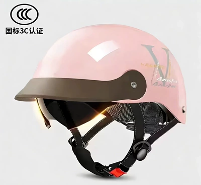 Motosiklet kaskı (dəbilqə) for women, 2026 new model for - new-national-standard-class-a-powder-concealable-sunglasses-single-lens