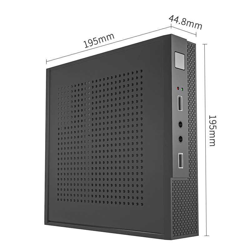台科中电 AS ультратонкий 1U шасси MINI портативный мини-подвесной HTPC ITX промышленное контрольное шасси