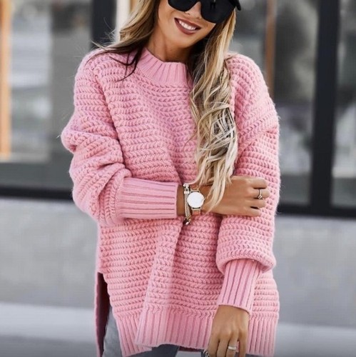 Alibaba.com Amazon Cross-border E-commerce 2024 Autumn/Winter Loose Casual Long Sleeve Knit Cardigan for Women