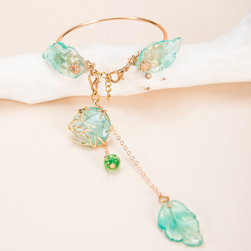Hanfu bracelet female fairy fresh antique style hand ornaments color preserving retro palace photo studio performance accessories ancient costume GF123