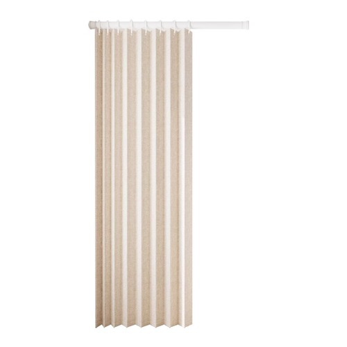 Folding Door Curtain, No-Hole Installation, Bathroom Windbreaker, Household Curtain, Invisible Windproof, Thick Bathroom Bedroom Curtain
