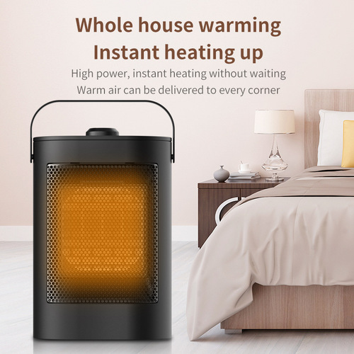 Cross-border new desktop heater instant heating electric heater PTC ceramic heater left and right shaking head heater