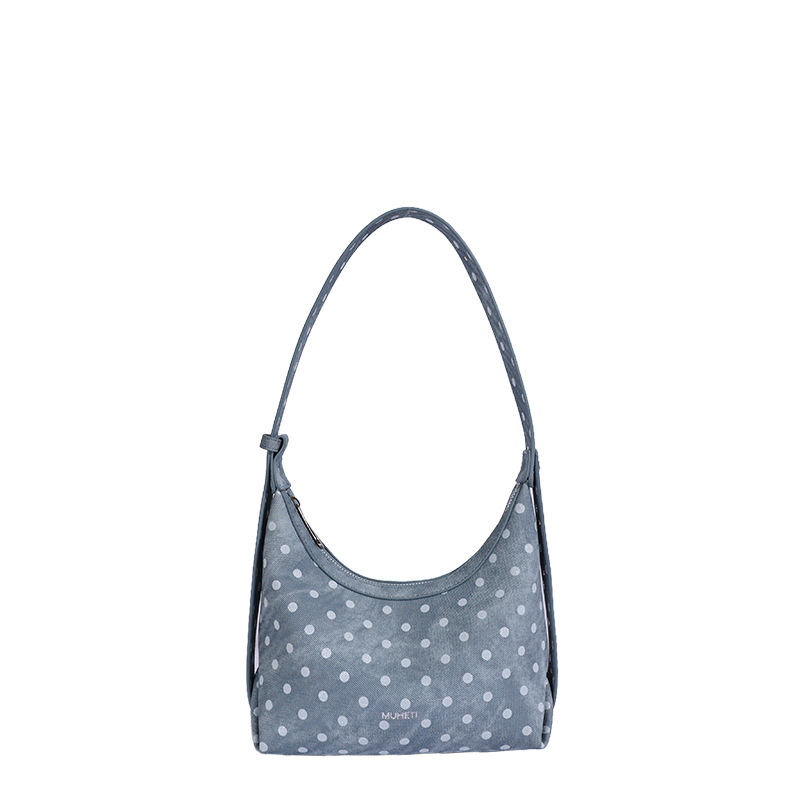 Bolsa de brazo coreana de punto ondulado para mujeres 2026 nuevo bolso de hombro de verano de moda casual bolso de moda diaria
