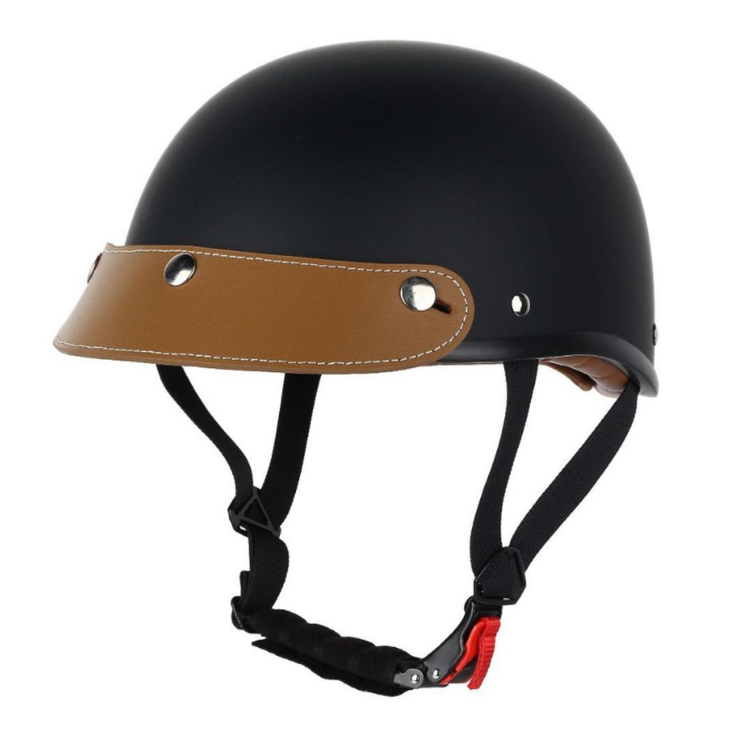 국경 간 DOT 인증 복고풍 기관차 크루즈 페달 하프 헬멧 남녀 오토바이 헬멧 사계절 특종 헬멧 안전 헬멧