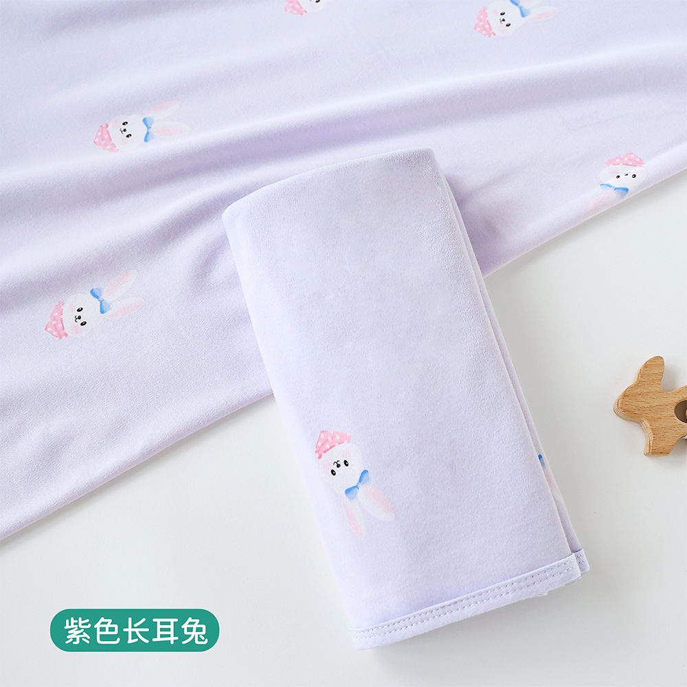 보라색 긴귀 토끼