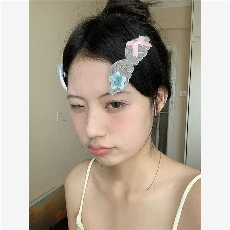 Домашнее яркое лицо любовные крылья клип y2k горячая девушка субкультура нишевые шпильки ins ветер