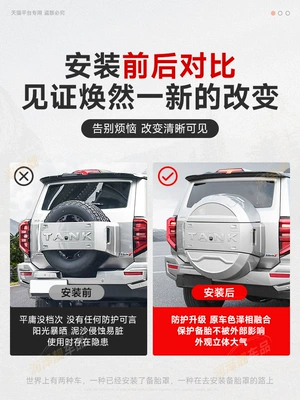 Spare wheel cover: Light All-Inclusive Original Car Color