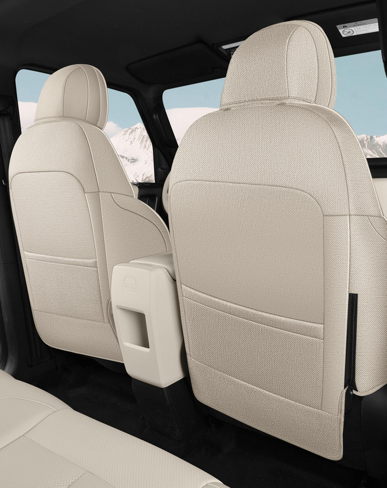 Chery Icarv23/Car Seat Cushion, Universal for All Seasons, Cotton and Linen Full Surround Seat Cover, Fabric Breathable Seat Cushion, Car Cushion