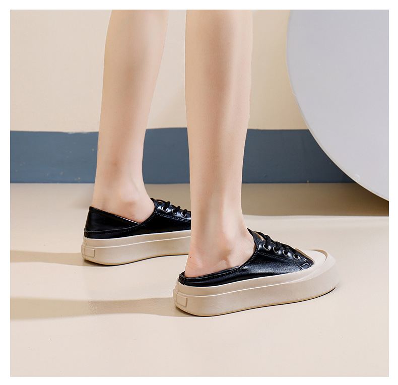 Forrest Gump 2024 nya höststudentskor i koreansk version, mångsidiga och casual, trendiga, tjocka sulor, moderiktiga brädorskor_voghion.com