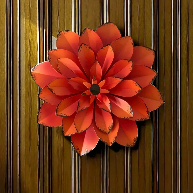 Домашние настенные гобелены из кованого железа с искусственными цветами, уличные креативные садовые украшения, цветочные настенные гобелены, французские настенные гобелены с искусственными цветами