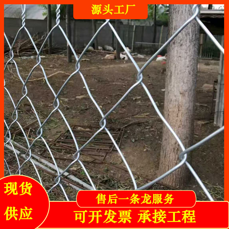 热镀锌勾花网球场护栏网 喷浆护坡养殖围栏网 果园户外隔离防护网