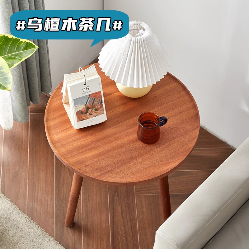 Mesa de té de lujo ligera, mesa de té de estilo pequeño, mesa de alquiler, mesa de sala de estar de alquiler, balcón para el hogar