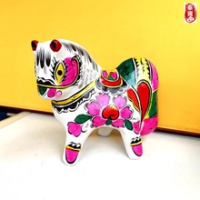 凤翔泥塑民俗礼品生肖摆件民间工艺品手工彩绘十二陕西垒德株