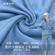 Cvc Double-Strand Terry Knitted Fabric O'Dell Fine Cotton Double Sweatshirt 380g Autumn and Winter Thickeneded Trendy Brand Sweatshirt Fabric