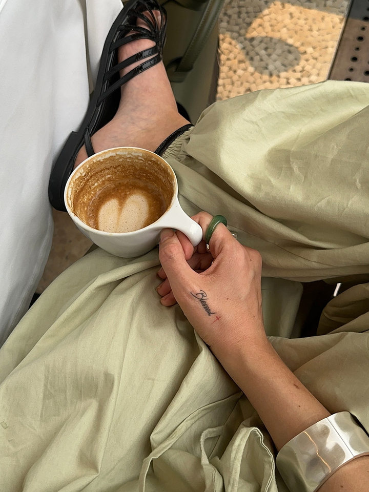 Quần harem ống rộng cotton dáng lửng lưng vừa phong cách đường phố — Màu hồng, Màu kaki, Màu mơ, Màu xanh da trời chi tiết 40